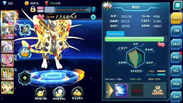 MÃ : #TTS4628 - SV 1353 - MEW GIÁP BÁ CHỦ NHIỀU PET HT