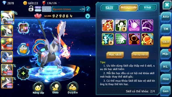 MÃ : #TTS4627 - SV 1798 - V10 - TOP 29 - UNVOA ST HOOH LUGIA CẶP LATI THẦN GIÓ