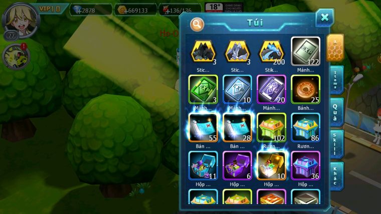 MÃ : #TTS4627 - SV 1798 - V10 - TOP 29 - UNVOA ST HOOH LUGIA CẶP LATI THẦN GIÓ