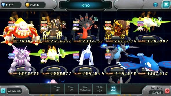 MÃ : #TTS4635 - SV 1670 - HENTRAN BC GROUDON BC ZEVIL QVLD CẶP LATI BC NHIỀU PET HT