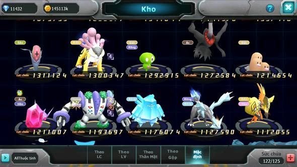 MÃ : #TTS4635 - SV 1670 - HENTRAN BC GROUDON BC ZEVIL QVLD CẶP LATI BC NHIỀU PET HT