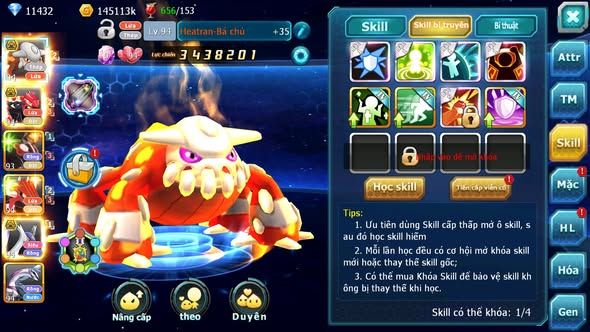 MÃ : #TTS4635 - SV 1670 - HENTRAN BC GROUDON BC ZEVIL QVLD CẶP LATI BC NHIỀU PET HT