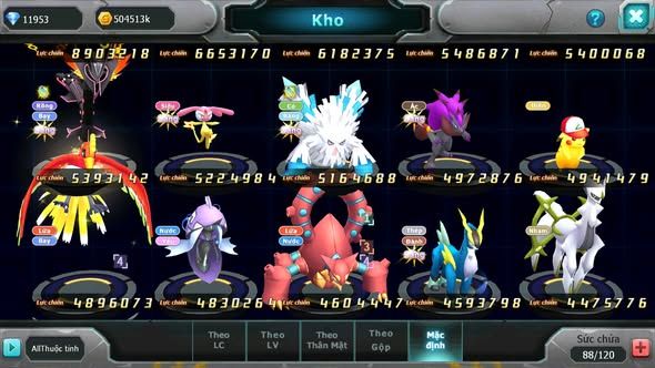 MÃ : #TTS4633 - SV 1024 - TOP29 - 3K1 SÁCH - PALKIA CH CẶP CÁ BC UNVOA WB BC CẶP LATI BC