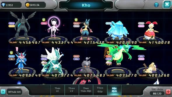 MÃ : #TTS4633 - SV 1024 - TOP29 - 3K1 SÁCH - PALKIA CH CẶP CÁ BC UNVOA WB BC CẶP LATI BC