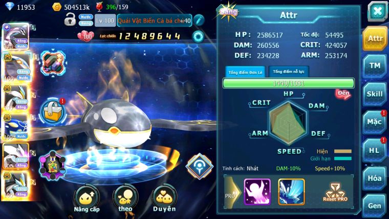 MÃ : #TTS4633 - SV 1024 - TOP29 - 3K1 SÁCH - PALKIA CH CẶP CÁ BC UNVOA WB BC CẶP LATI BC