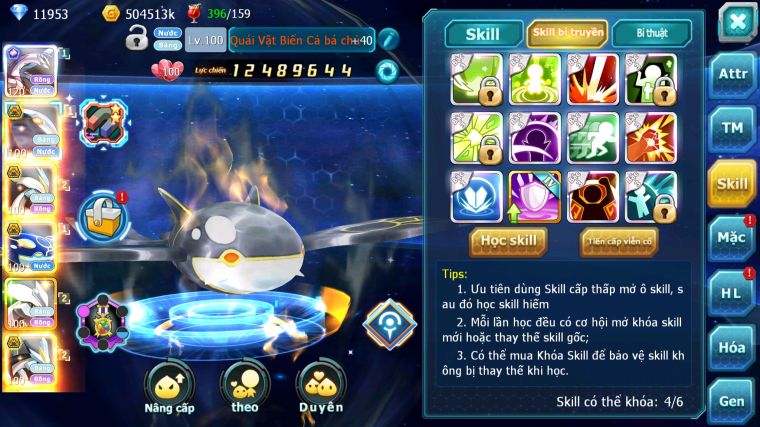 MÃ : #TTS4633 - SV 1024 - TOP29 - 3K1 SÁCH - PALKIA CH CẶP CÁ BC UNVOA WB BC CẶP LATI BC