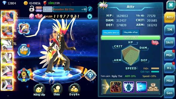 MÃ : #TTS4645 - SV 1769 - TOP1 ALL - 2K4 SÁCH - V14 - KORAIDON BÁ CHỦ FULL SS CÓ SÉT HH HOOH BC UNVOA CẶP LATI BC ĐUA TOP BAO PHÊ