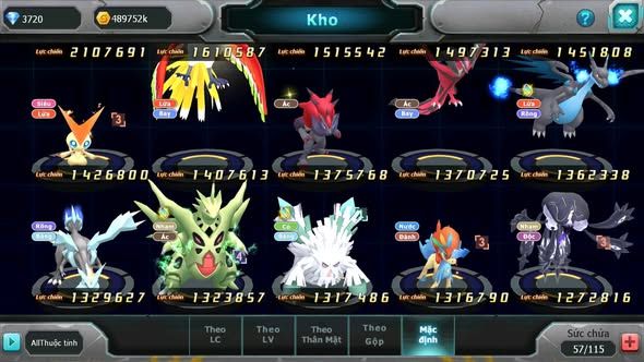 MÃ : #TTS4649 - SV 1574 - V10 - 500 SÁCH - UNVOA GIRATINA BÁ CHỦ CẶP LATI BÁ CHỦ DRAK HOOH NHIỀU PET HUYỀN THOẠI