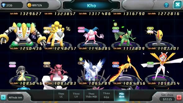 MÃ : #TTS4649 - SV 1574 - V10 - 500 SÁCH - UNVOA GIRATINA BÁ CHỦ CẶP LATI BÁ CHỦ DRAK HOOH NHIỀU PET HUYỀN THOẠI