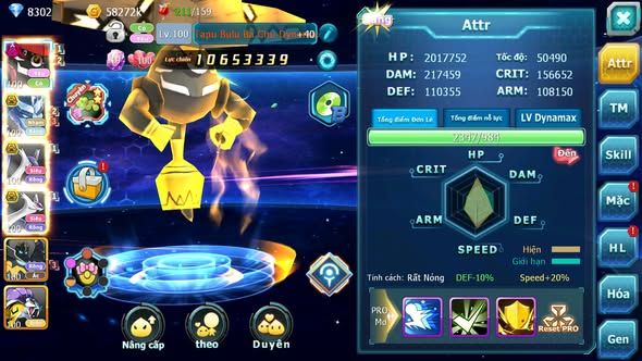 MÃ : #TTS4647 - SV 1732 - V10 - TOP40 - TAPU BULU DYNAMAX RẮN BĂNG BC CẶP LATI BC ĐUA TOP CỰC NGON