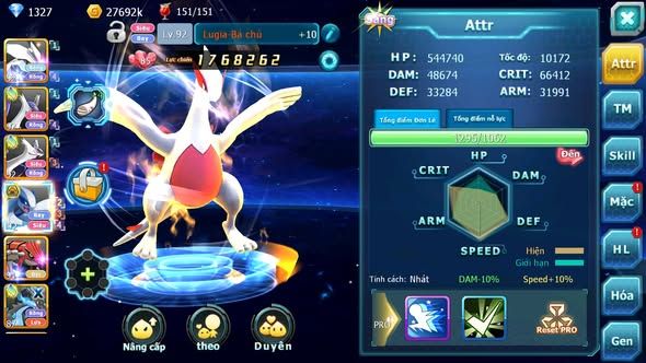 MÃ : #TTS4656 - SV 1701 - V3 - UNVOA CẶP LATI ĐỦ MẢNH BC LUGIA BC QUÁ NGON