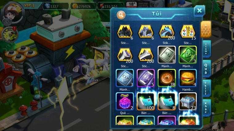 MÃ : #TTS4656 - SV 1701 - V3 - UNVOA CẶP LATI ĐỦ MẢNH BC LUGIA BC QUÁ NGON