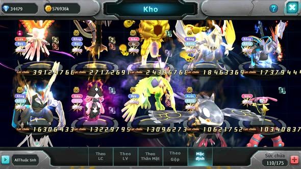 MÃ : #TTS4654 - SV 301 - V15 - TOP17 - 34K KC - HOOH CH DYNAMAX RAYQUAZA BC HOOPA BC UNVOA WB NHIỀU PET HT