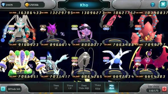 MÃ : #TTS4654 - SV 301 - V15 - TOP17 - 34K KC - HOOH CH DYNAMAX RAYQUAZA BC HOOPA BC UNVOA WB NHIỀU PET HT