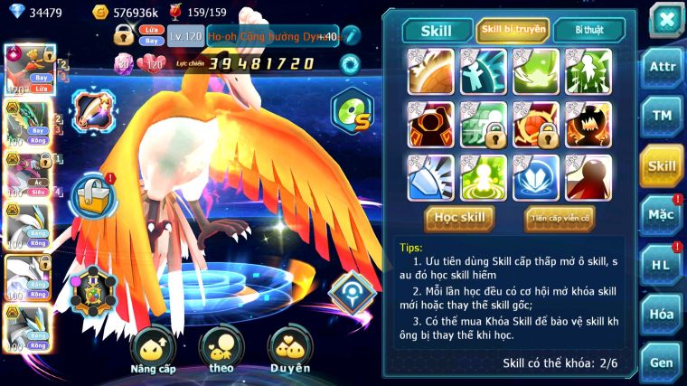 MÃ : #TTS4654 - SV 301 - V15 - TOP17 - 34K KC - HOOH CH DYNAMAX RAYQUAZA BC HOOPA BC UNVOA WB NHIỀU PET HT