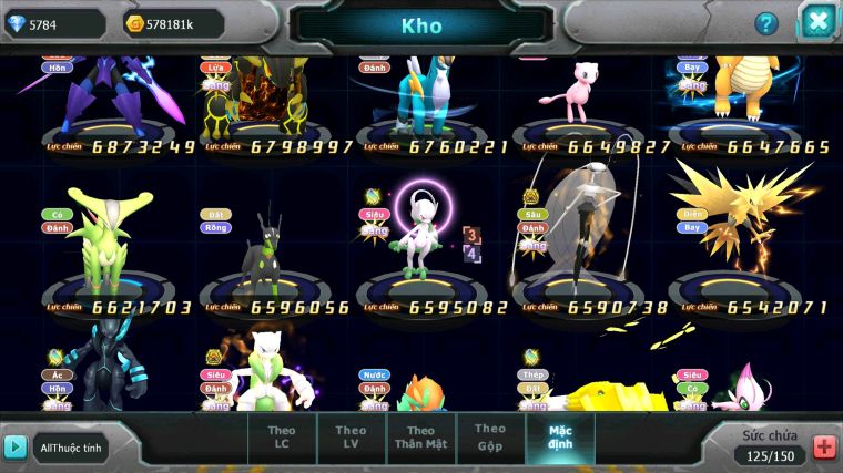 MÃ : #TTS4652 - SV 454 - V15 - TOP 6 ALL - RAYQUAZA BÁ CHỦ HOOH CH DYNAMAX HOOPA BC MEGANEC UNVOA WB BC NHIỀU PET HUYỀN THOẠI BÁ CHỦ