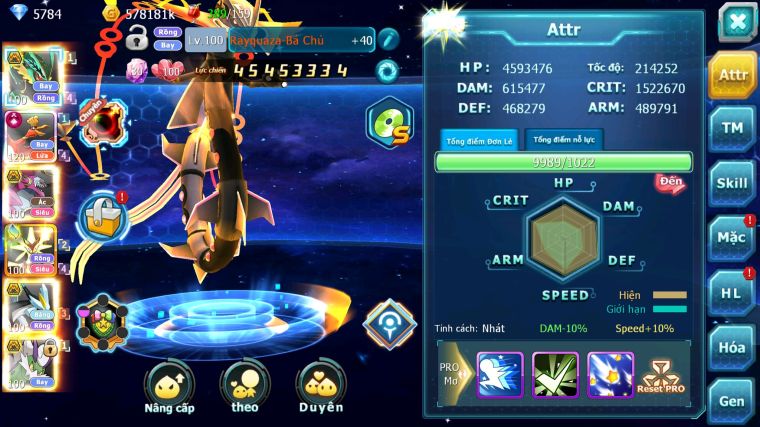 MÃ : #TTS4652 - SV 454 - V15 - TOP 6 ALL - RAYQUAZA BÁ CHỦ HOOH CH DYNAMAX HOOPA BC MEGANEC UNVOA WB BC NHIỀU PET HUYỀN THOẠI BÁ CHỦ