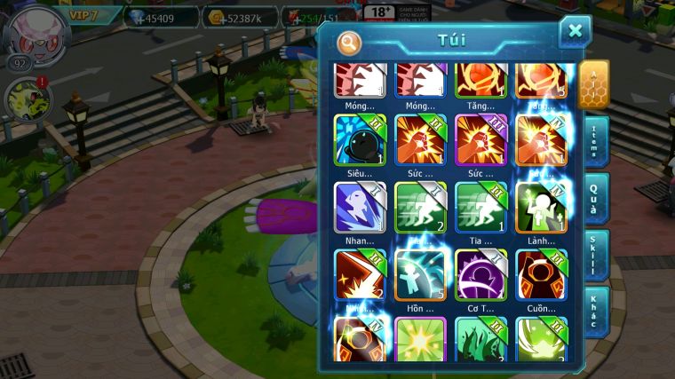 MÃ : #TTS4651 - SV 1720 - V7 - 45K KC - DIANCIE BÁ CHỦ TAPU FINI BC XERM UNVOA SHADOW LUGIA