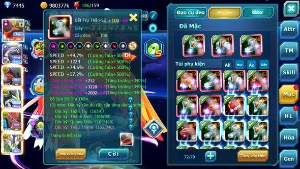 MÃ : #TTS4661 - SV 1426 - TOP 13 - V13  - 3K SÁCH - HOOH CH DYNAMAX PALKIA CH YVETAL BC WB BC BTAA BC NHIỀU PET HT