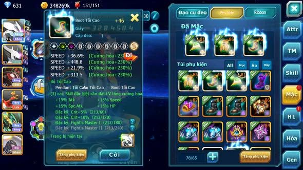 MÃ : #TTS4660 - SV 1437 - V10 - UNVOA ST ZEVIL HOOH RAYQUAZA NHIỀU PET HT