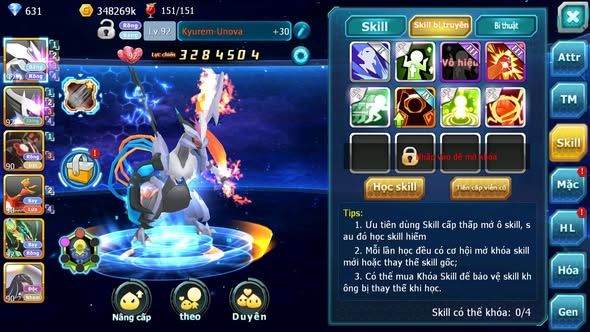 MÃ : #TTS4660 - SV 1437 - V10 - UNVOA ST ZEVIL HOOH RAYQUAZA NHIỀU PET HT