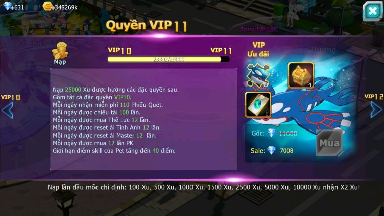 MÃ : #TTS4660 - SV 1437 - V10 - UNVOA ST ZEVIL HOOH RAYQUAZA NHIỀU PET HT