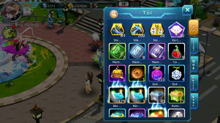 MÃ : #TTS4658 - SV 1623 - V5 - DIANCIE BC TAPU FINI BC XERM UNVOA RAYQUAZA LUGIA NHIỀU PET HT