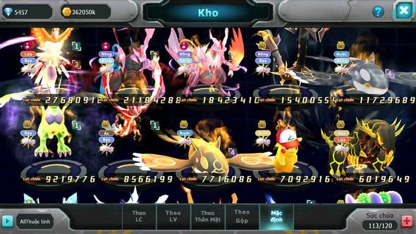 MÃ : #TTS4677 - SV 1235 - TOP 12 - V12 - HOOH CH DYNAMAX BW CH DYNAMAX RAYQUAZA BC NHIỀU PET BÁ CHỦ NGON