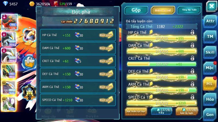 MÃ : #TTS4677 - SV 1235 - TOP 12 - V12 - HOOH CH DYNAMAX BW CH DYNAMAX RAYQUAZA BC NHIỀU PET BÁ CHỦ NGON