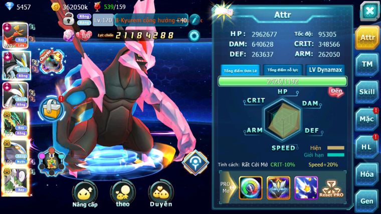 MÃ : #TTS4677 - SV 1235 - TOP 12 - V12 - HOOH CH DYNAMAX BW CH DYNAMAX RAYQUAZA BC NHIỀU PET BÁ CHỦ NGON