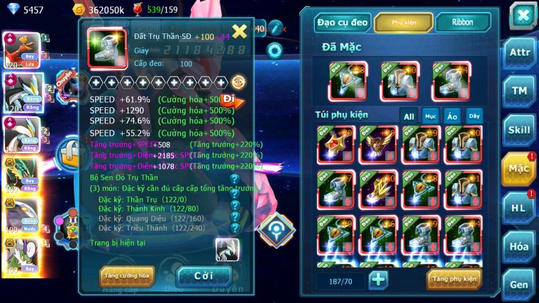 MÃ : #TTS4677 - SV 1235 - TOP 12 - V12 - HOOH CH DYNAMAX BW CH DYNAMAX RAYQUAZA BC NHIỀU PET BÁ CHỦ NGON