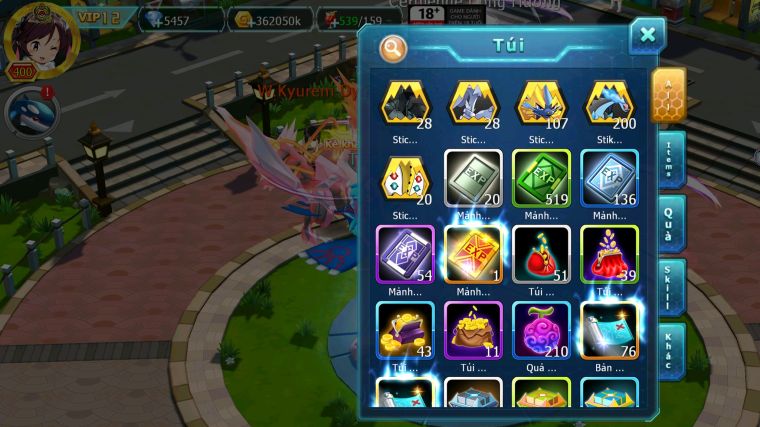 MÃ : #TTS4677 - SV 1235 - TOP 12 - V12 - HOOH CH DYNAMAX BW CH DYNAMAX RAYQUAZA BC NHIỀU PET BÁ CHỦ NGON