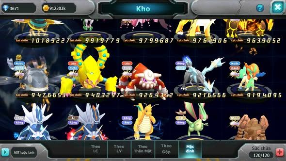 MÃ : #TTS4683 - SV 636 - TOP4 - V17 - HOOH CH DYNAMAX UNVOA BÁ CHỦ WB CH DYNAMAX RAYQUAZA DYNAMAX LUGIA CH YVETAL UNTRA SUN