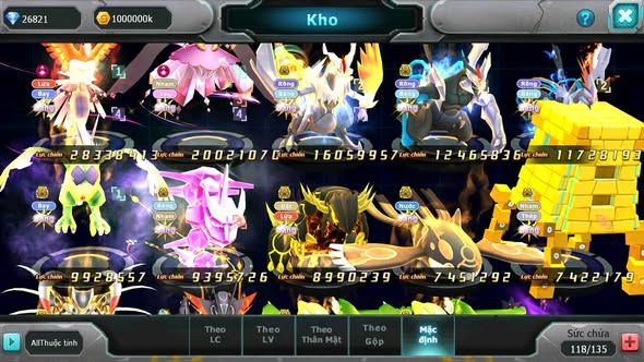 MÃ :  #TTS4693 - SV 980 - TOP28 - HOOH CH DYNAMAX DIANCIE DYNAMAX WB BC UNVOA THẦN GIÓ BC RẮN BĂNG BC NHIỀU PET BC