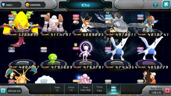 MÃ :  #TTS4693 - SV 980 - TOP28 - HOOH CH DYNAMAX DIANCIE DYNAMAX WB BC UNVOA THẦN GIÓ BC RẮN BĂNG BC NHIỀU PET BC