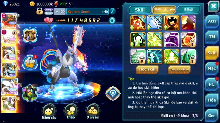 MÃ :  #TTS4693 - SV 980 - TOP28 - HOOH CH DYNAMAX DIANCIE DYNAMAX WB BC UNVOA THẦN GIÓ BC RẮN BĂNG BC NHIỀU PET BC