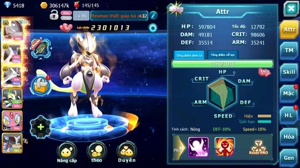 MÃ : #TTS4700 - SV1734 - MEW GIÁP BÁ CHỦ CẶP LATI BC UNVOA NHIỀU PET HT