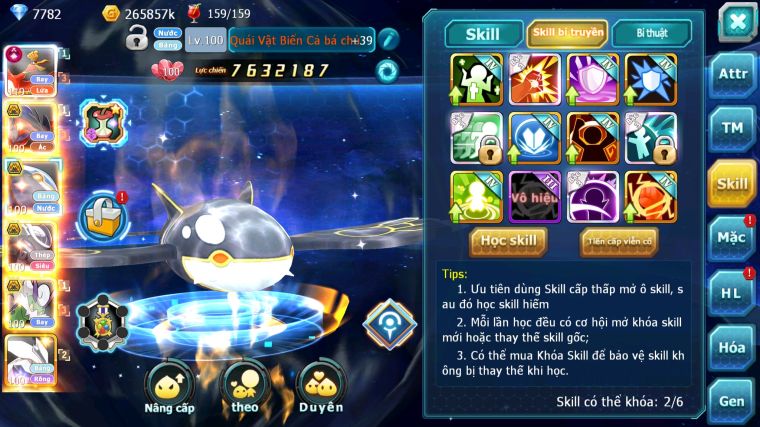 MÃ : #TTS4699 - SV 1304 - V10 - HOOH DYNAMAX YVETAL BC QVBC BC MEW GIÁP BC THẦN GIÓ BC UNVOA CẶP LATI BÁ CHỦ