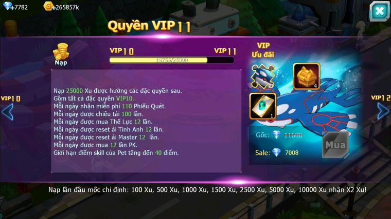 MÃ : #TTS4699 - SV 1304 - V10 - HOOH DYNAMAX YVETAL BC QVBC BC MEW GIÁP BC THẦN GIÓ BC UNVOA CẶP LATI BÁ CHỦ