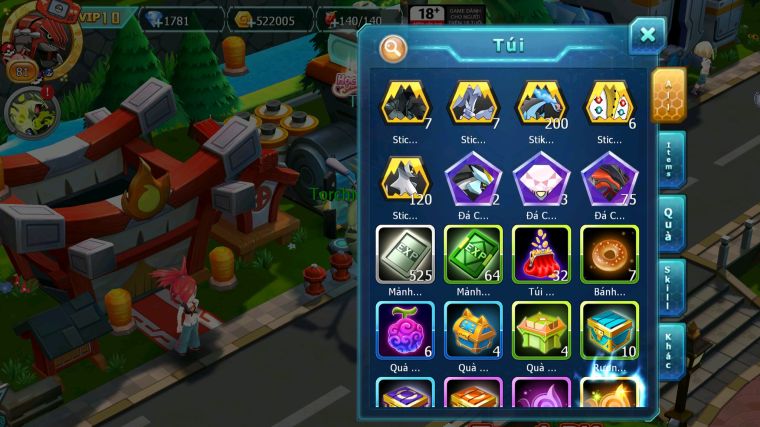 MÃ : #TTS4698 - SV 1746 - V10 - DIANCIE BC TAPU FINI BC RẮN BĂNG BC SHADOW LUGIA UNVOA NHIỀU PET HT