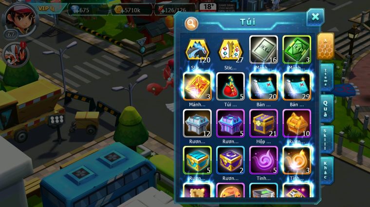 MÃ : #TTS4705 - SV 1707 - V4 - LUGIA CELEBI RAIKOU AMDLO