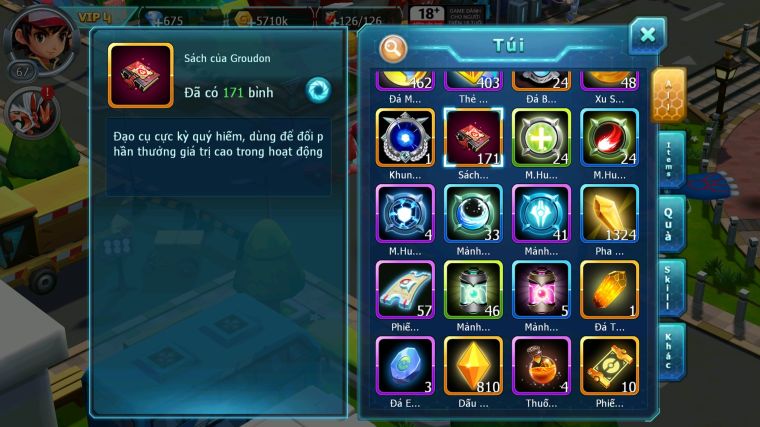 MÃ : #TTS4705 - SV 1707 - V4 - LUGIA CELEBI RAIKOU AMDLO