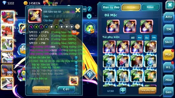 MÃ : #TTS4702 - SV 1582 - TOP33 - V11 - HOOH DYNAMAX QVLD BC THẦN GIÓ BC UNVOA YVETAL LATI BC NHIỀU PET HT