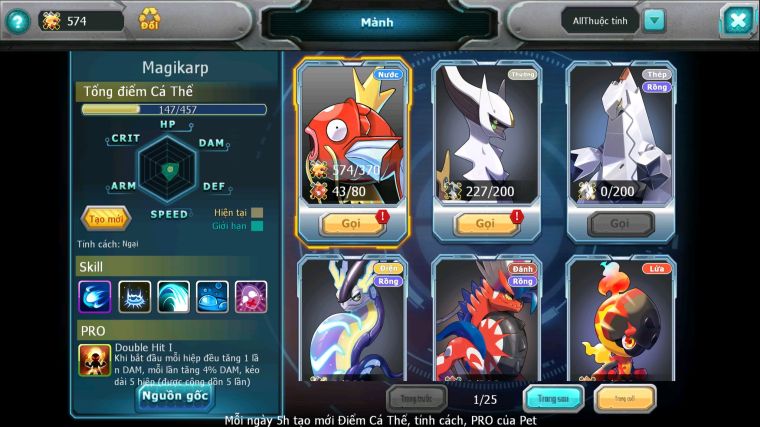 MÃ : #TTS4702 - SV 1582 - TOP33 - V11 - HOOH DYNAMAX QVLD BC THẦN GIÓ BC UNVOA YVETAL LATI BC NHIỀU PET HT