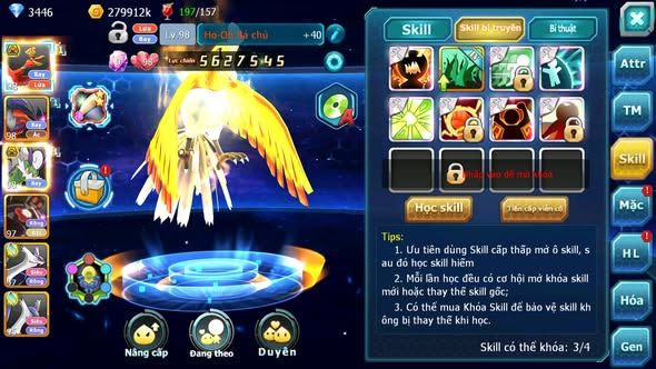 MÃ : #TTS4701 - SV 1770 - TOP3 - V12 - HOOH BÁ CHỦ YVETAL THẦN GIÓ BC ZEVIL NHIỀU PET HT