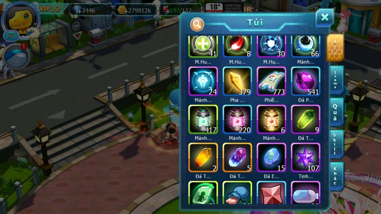 MÃ : #TTS4701 - SV 1770 - TOP3 - V12 - HOOH BÁ CHỦ YVETAL THẦN GIÓ BC ZEVIL NHIỀU PET HT