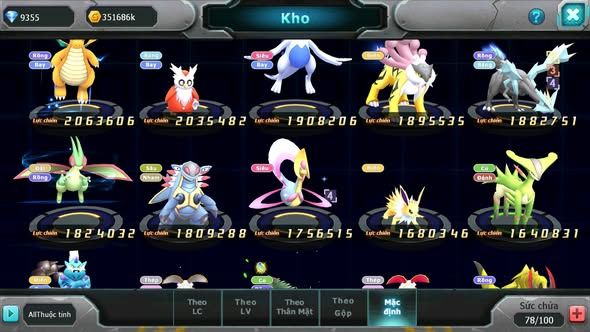 MÃ : #TTS4709 - SV 1667 - V10 - WHITE DYNAMAX BLACK BC UNVOA PALKIA NHIỀU PET HT