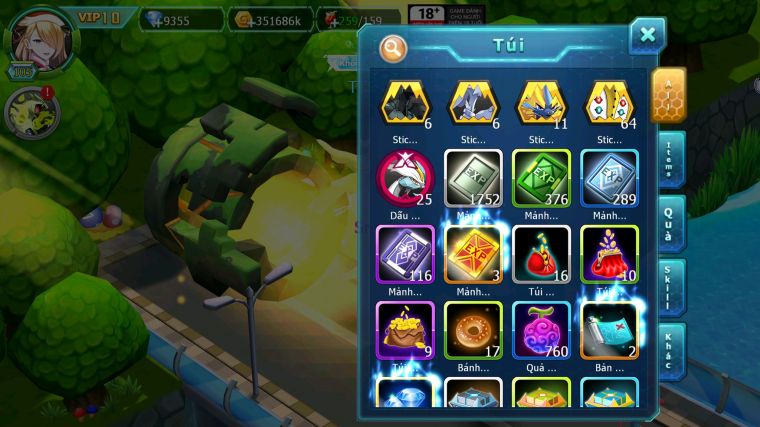 MÃ : #TTS4709 - SV 1667 - V10 - WHITE DYNAMAX BLACK BC UNVOA PALKIA NHIỀU PET HT