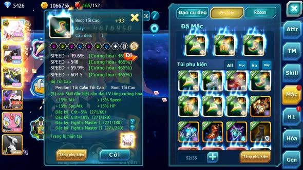 MÃ : #TTS4720 - SV 1447 - V5 - DIANCIE BÁ CHỦ TAPU FINI BC XERM BC DRAK HOOH MES NHIỀU PET HT