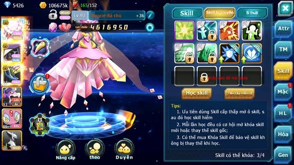 MÃ : #TTS4720 - SV 1447 - V5 - DIANCIE BÁ CHỦ TAPU FINI BC XERM BC DRAK HOOH MES NHIỀU PET HT